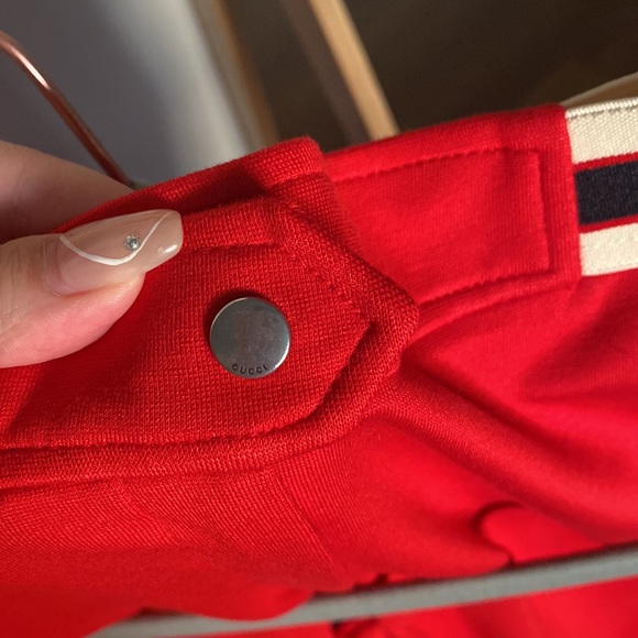 GUCCI
Girls Flare Trousers in Red - Picture 5 of 9